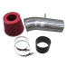 Air Intake Pipe + Air Filter For Toyota Supra MK3 MK4 Aluminum 4" Inlet with Hose and Clamps Air Intake Pipe + Air Filter For Toyota Supra MK3 MK4 Aluminum 4" Inlet with Hose and Clamps