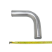 2pcs 2.5" Inch OD 90 Degree Universal Aluminum Intercooler Intake Pipe Tube