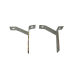 Thick Polished Stainless Steel Mounting Bracket For Datsun 510 Front Bumper  Thick Polished Stainless Steel Mounting Bracket For Datsun 510 Front Bumper