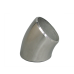 2.5" O.D. Extruded 304 Stainless Steel Elbow 45 Degree Pipe Tube , 3mm (11 Gauge) Thick 2.5" O.D. Extruded 304 Stainless Steel Elbow 45 Degree Pipe Tube , 3mm (11 Gauge) Thick