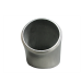 2.5" O.D. Extruded 304 Stainless Steel Elbow 45 Degree Pipe Tube , 3mm (11 Gauge) Thick 2.5" O.D. Extruded 304 Stainless Steel Elbow 45 Degree Pipe Tube , 3mm (11 Gauge) Thick