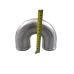 2.5" Cast Aluminium Elbow U 180 Deg for Intercooler Turbo Pipe Tube Polished 2.5" Cast Aluminium Elbow U 180 Deg for Intercooler Turbo Pipe Tube Polished