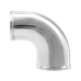Polished Cast Aluminum 90 Degree 3"-2.5" O.D. Reducer Elbow Pipe Tube Polished Cast Aluminum 90 Degree 3"-2.5" O.D. Reducer Elbow Pipe Tube