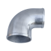 Polished Cast Aluminum 90 Degree 4"- 3.5" O.D. Reducer Elbow Pipe Tube Polished Cast Aluminum 90 Degree 4"- 3.5" O.D. Reducer Elbow Pipe Tube