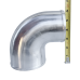 Polished Cast Aluminum 90 Degree 4"- 3.5" O.D. Reducer Elbow Pipe Tube Polished Cast Aluminum 90 Degree 4"- 3.5" O.D. Reducer Elbow Pipe Tube