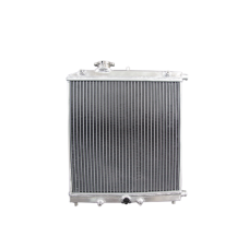 Aluminum Heat Exchanger For Air to Water Intercooler Applications, Core: 14"x14"x1.65"