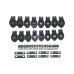 Aluminum Roller Rocker Arm For LS1 LS3 LS9 LS Engine 1.8 Ratio Pedestal Mount Aluminum Roller Rocker Arm For LS1 LS3 LS9 LS Engine 1.8 Ratio Pedestal Mount
