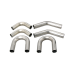 Universal Stainless Piping Kit 2.5" 6 pcs Exhaust Straight 45 90 U Pipe