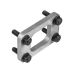 T3 Turbo Manifold Flange Adapter 304 Stainless + Stud Bolt M10 x 150 T3 Turbo Manifold Flange Adapter 304 Stainless + Stud Bolt M10 x 150