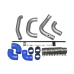 FMIC Front Mount Intercooler Piping Pipe Tube Kit For 98-06 Audi TT 1.8T FMIC Front Mount Intercooler Piping Pipe Tube Kit For 98-06 Audi TT 1.8T