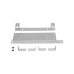 Aluminum Intercooler Radiator Bracket For 68-72 Chevelle LSx SBC Twin Turbo Engine