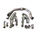 Single Turbo Manifold For Nissan S13 S14 with LS1 LSx engine swap T4