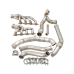 Single Turbo Manifold Kit for 91-00 Toyota Lexus SC300 LS1 LSx Engine Single Turbo Manifold Kit for 91-00 Toyota Lexus SC300 LS1 LSx Engine