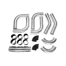 3" Inch Aluminum 8PCS Turbo Intercooler Piping 120 Degree Pipe Kit Tube for Mazda 3" Inch Aluminum 8PCS Turbo Intercooler Piping 120 Degree Pipe Kit Tube for Mazda