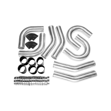 3" Intercooler Kit Universal Aluminum Pipe Piping Tube for Eclipse Lancer Galant 3" Intercooler Kit Universal Aluminum Pipe Piping Tube for Eclipse Lancer Galant