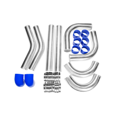 UNIVERSAL 3.5" INTERCOOLER PIPING + T-CLAMP + COUPLER KIT 8PC TUBE UNIVERSAL 3.5" INTERCOOLER PIPING + T-CLAMP + COUPLER KIT 8PC TUBE