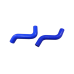 Radiator Silicon Hose For Datsun 510 SR20DET Engine Swap Radiator Silicon Hose For Datsun 510 SR20DET Engine Swap
