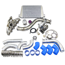 Turbo Intercooler Piping Downpipe Catback Kit For 84-91 BMW E30