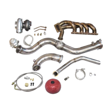 T4 GT35 Turbo Kit For HONDA S2000 F22 Thick Manifold Downpipe Wastegate S2K