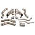 Twin Turbo Manifold Downpipe Intercooler Kit For 68-74 Chevrolet Nova LS1 Engine Twin Turbo Manifold Downpipe Intercooler Kit For 68-74 Chevrolet Nova LS1 Engine